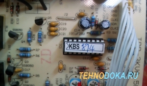 KEBO TDR-5000VA, плата управления - микросхема